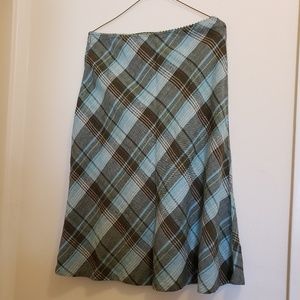 Eddi bauer plaid skirt